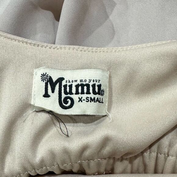 Show Me Your Mumu Caitlin Ruffle Maxi Dress Women’s XS - Picture 3 of 4